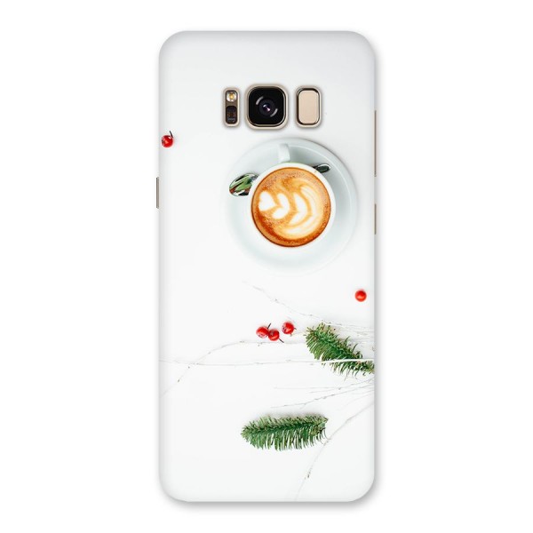 Coffee and Leafs Back Case for Galaxy S8